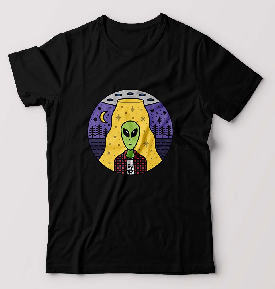 Alien T-Shirt for Men-Black-Ektarfa.online