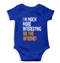 Load image into Gallery viewer, Internet Funny Kids Romper For Baby Boy/Girl-Royal Blue-Ektarfa.online
