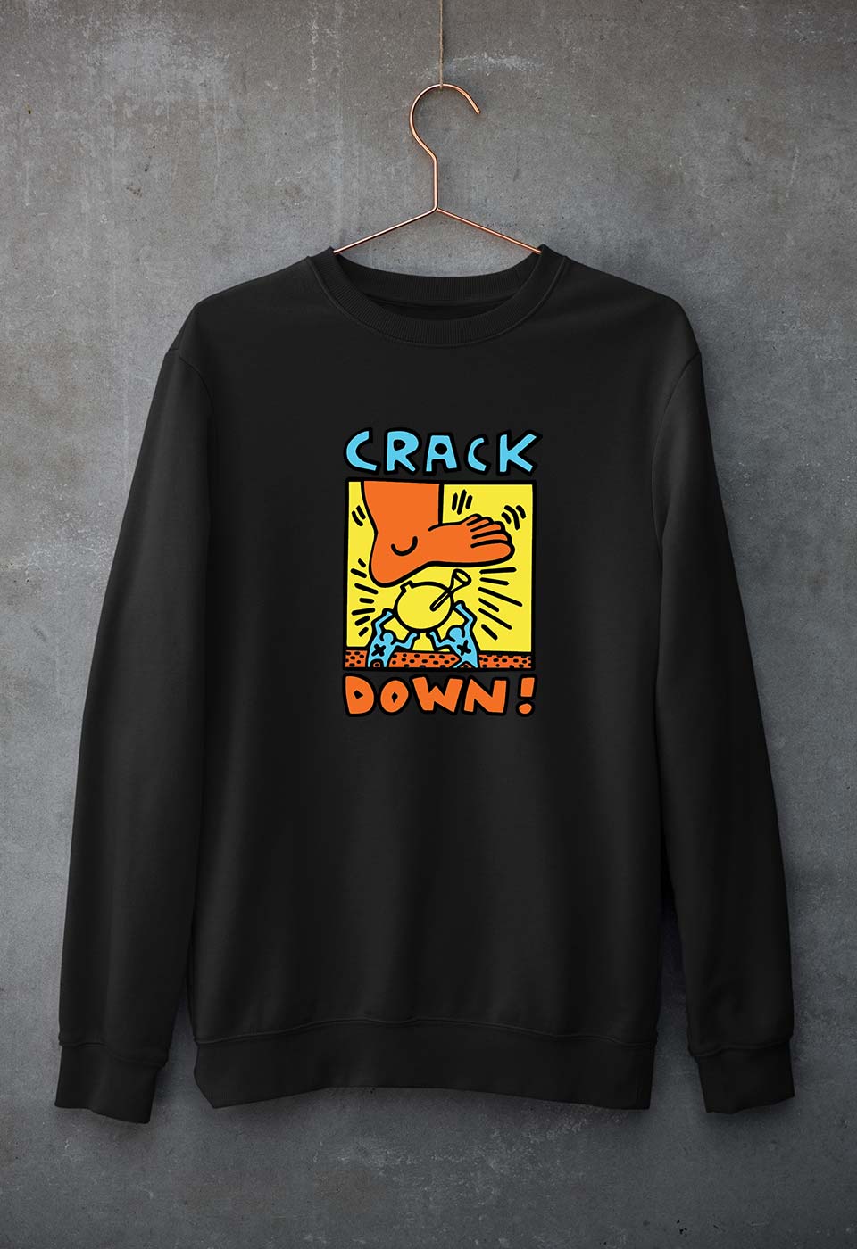 Keith Haring Unisex Sweatshirt for Men/Women-Black-Ektarfa.online