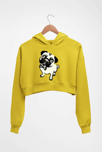 Load image into Gallery viewer, Pug Dog Crop HOODIE FOR WOMEN
