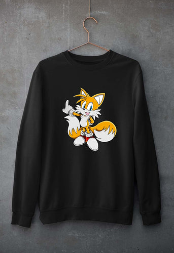 Tails Sonic Unisex Sweatshirt for Men/Women-Black-Ektarfa.online