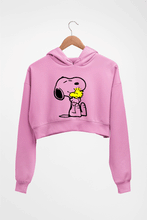 Load image into Gallery viewer, Snoopy Crop HOODIE FOR WOMEN-Light Baby Pink-Ektarfa.online
