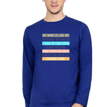 Load image into Gallery viewer, Internet Full Sleeves T-Shirt for Men-Royal Blue-Ektarfa.online
