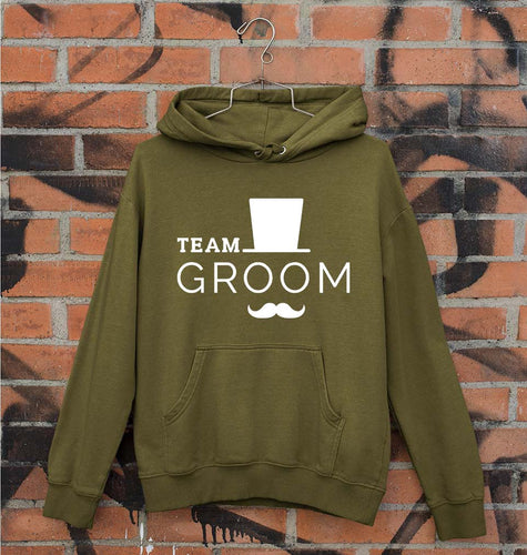 Team Groom Unisex Hoodie for Men/Women-Olive Green-Ektarfa.online