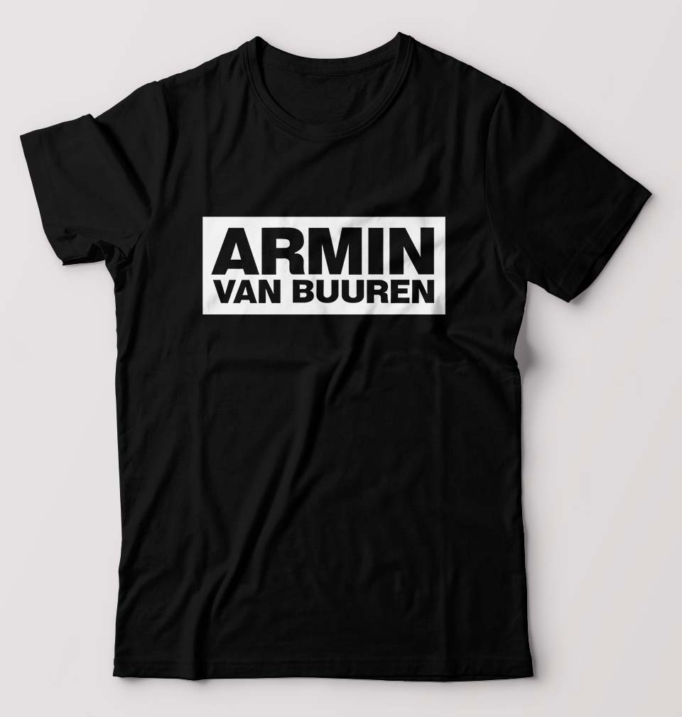 Armin Van Buuren T-Shirt for Men-S(38 Inches)-Black-Ektarfa.online