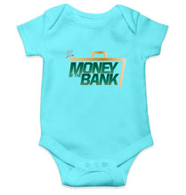 Load image into Gallery viewer, WWE Money in the Bank Kids Romper Kids Romper For Baby Boy/Girl-0-5 Months(18 Inches)-Sky Blue-Ektarfa.online
