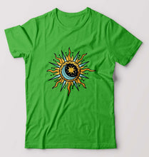 Load image into Gallery viewer, Psychedelic Chakra T-Shirt for Men-S(38 Inches)-flag green-Ektarfa.online
