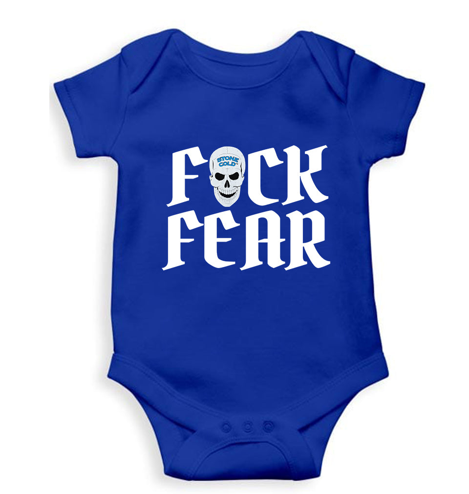 Stone Cold Steve Austin (WWE) Kids Romper For Baby Boy/Girl-0-5 Months(18 Inches)-Royal Blue-Ektarfa.online