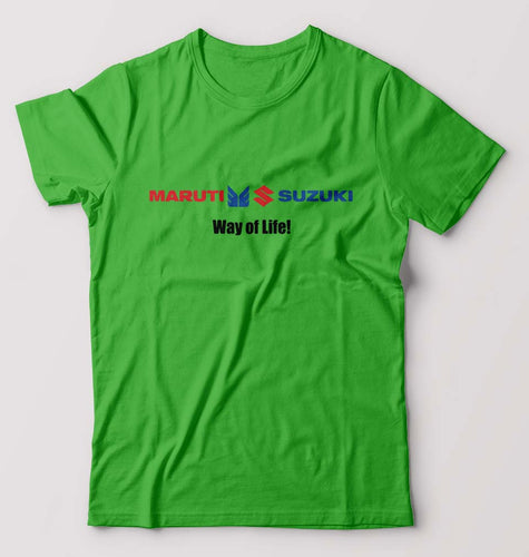 Maruti-Suzuki T-Shirt for Men-flag green-Ektarfa.online