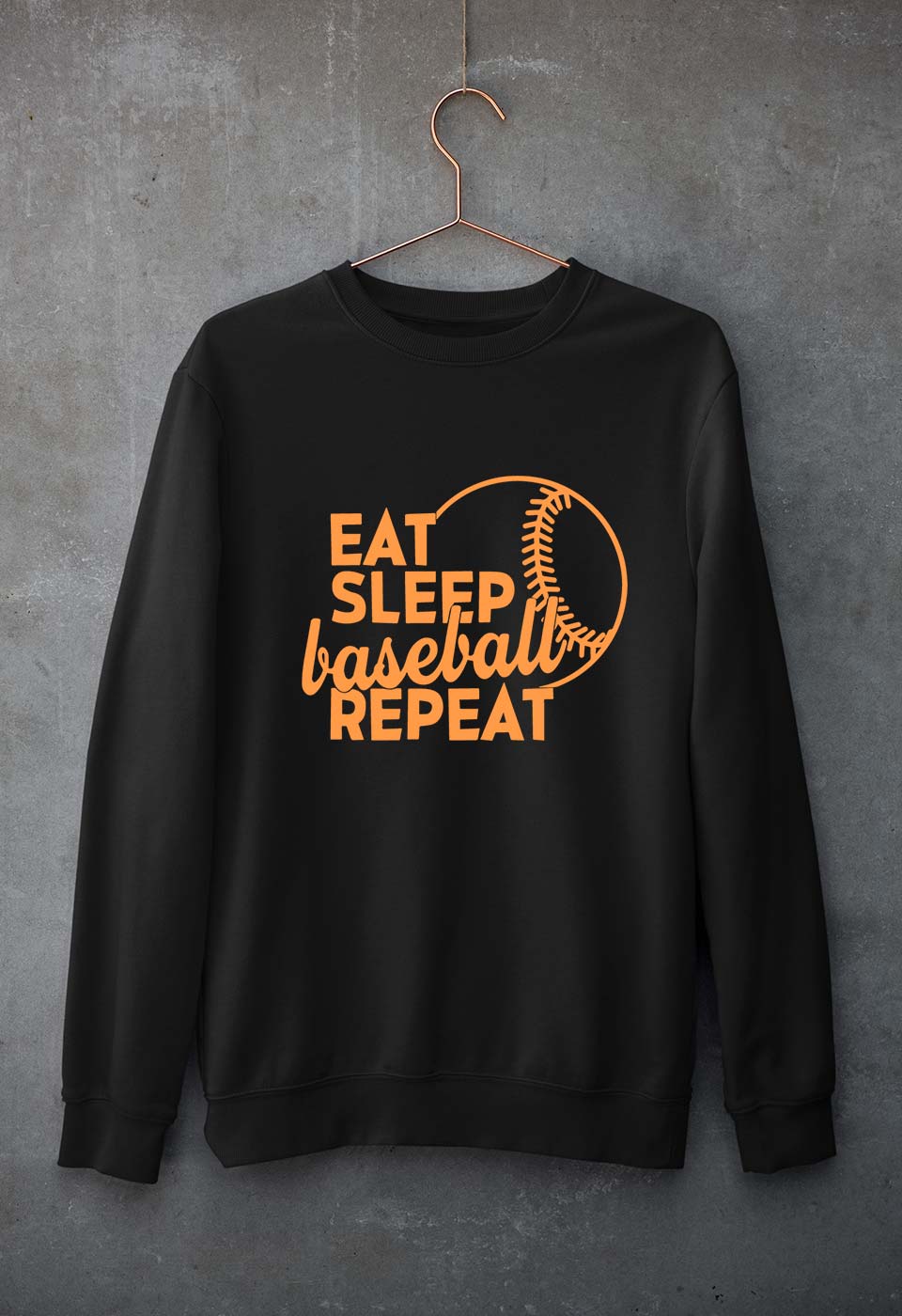 Baseball Unisex Sweatshirt for Men/Women-Black-Ektarfa.online