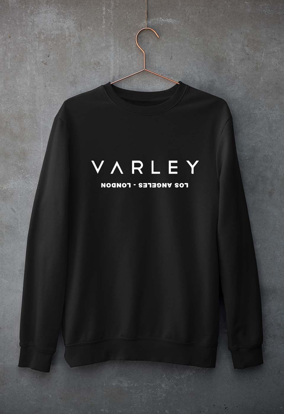 Varley Unisex Sweatshirt for Men/Women-S(40 Inches)-Black-Ektarfa.online