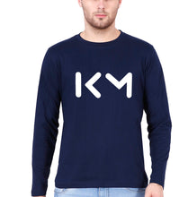Load image into Gallery viewer, Kylian Mbappé Full Sleeves T-Shirt for Men-Navy Blue-Ektarfa.online
