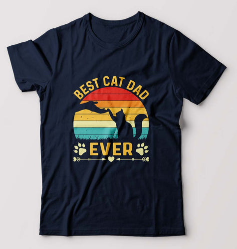 Cat Dad T-Shirt for Men-Ektarfa.online