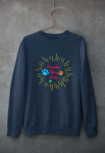 Load image into Gallery viewer, Dog Positive Vibes Unisex Sweatshirt for Men/Women-Navy Blue-Ektarfa.online
