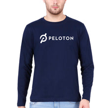 Load image into Gallery viewer, Peloton Full Sleeves T-Shirt for Men-Navy Blue-Ektarfa.online
