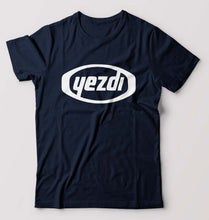 Load image into Gallery viewer, Yezdi T-Shirt for Men-S(38 Inches)-Navy Blue-Ektarfa.online
