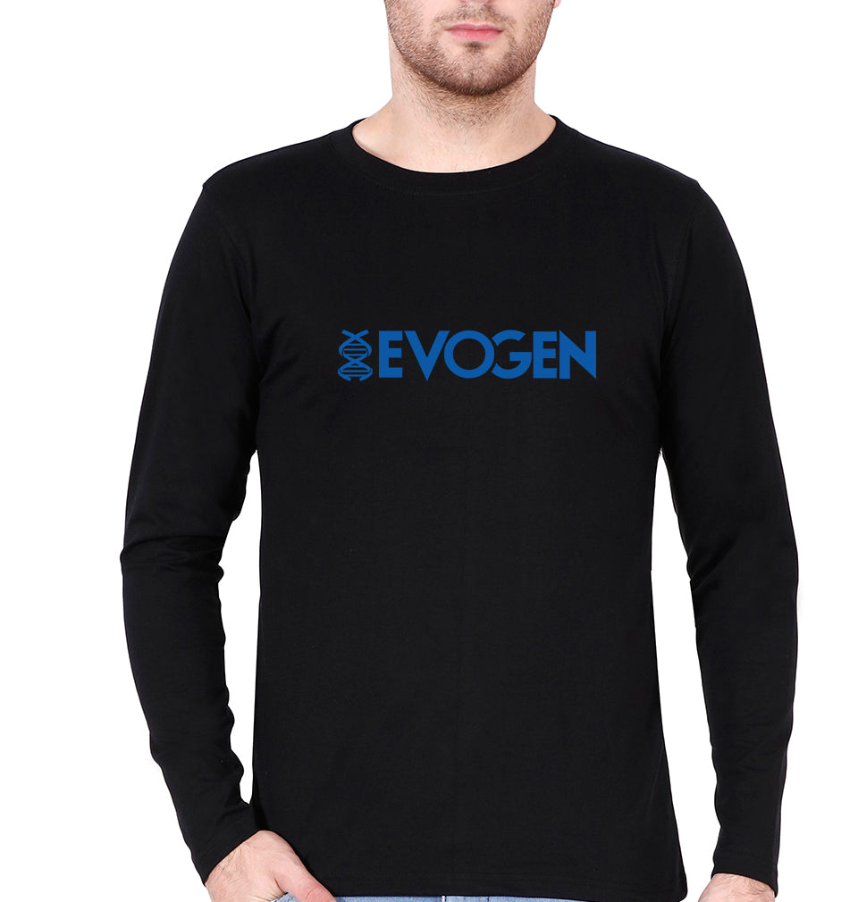 Evogen Full Sleeves T-Shirt for Men-Black-Ektarfa.online