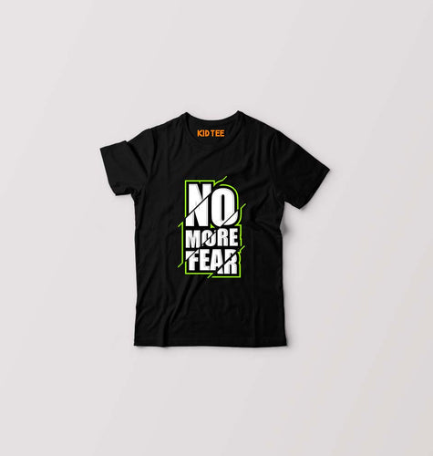 Fear Kids T-Shirt for Boy/Girl-Black-Ektarfa.online
