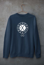 Load image into Gallery viewer, EXO Unisex Sweatshirt for Men/Women-Navy Blue-Ektarfa.online
