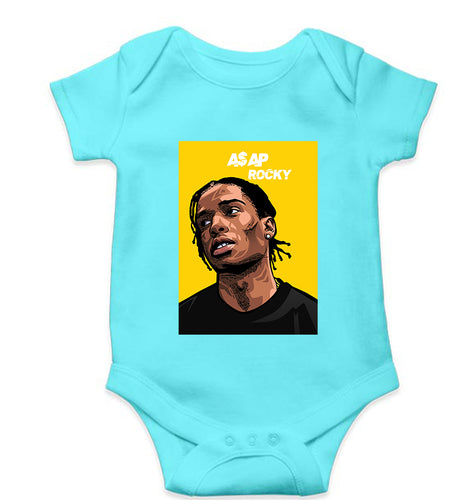 Asap Rocky Kids Romper For Baby Boy/Girl-Sky Blue-Ektarfa.online