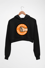Load image into Gallery viewer, Orange Cassidy - Freshly Squeezed Crop HOODIE FOR WOMEN-Black-Ektarfa.online
