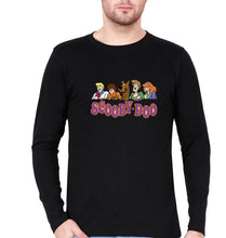 Load image into Gallery viewer, Scooby Doo Full Sleeves T-Shirt for Men-S(38 Inches)-Black-Ektarfa.online
