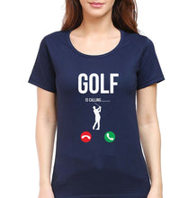 Load image into Gallery viewer, Golf T-Shirt for Women-Navy Blue-Ektarfa.online

