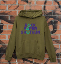 Load image into Gallery viewer, Rock Paper Shotgun Unisex Hoodie for Men/Women-S(40 Inches)-Olive Green-Ektarfa.online
