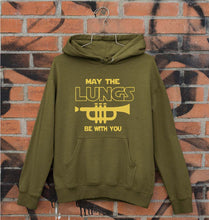 Load image into Gallery viewer, Trumpet Unisex Hoodie for Men/Women-Olive Green-Ektarfa.online

