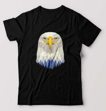 Load image into Gallery viewer, Eagle T-Shirt for Men-S(38 Inches)-Black-Ektarfa.online
