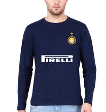 Load image into Gallery viewer, Inter Milan 2021-22 Full Sleeves T-Shirt for Men-S(38 Inches)-Navy Blue-Ektarfa.online

