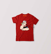 Load image into Gallery viewer, Popeye Kids T-Shirt for Boy/Girl-0-1 Year(20 Inches)-Red-Ektarfa.online
