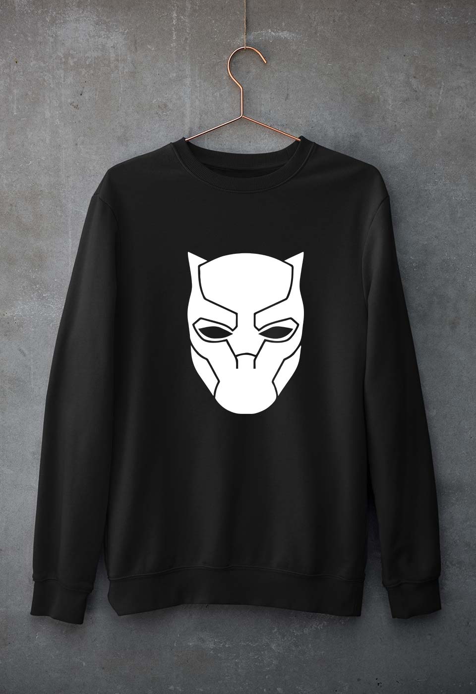 Black Panther Superhero Unisex Sweatshirt for Men/Women-Black-Ektarfa.online
