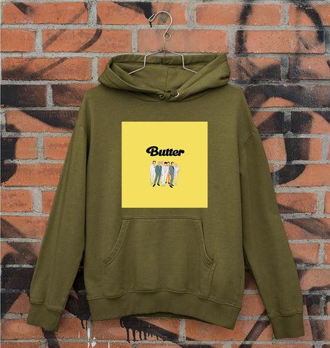 BTS Butter Unisex Hoodie for Men/Women-Olive Green-Ektarfa.online