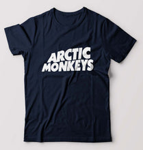 Load image into Gallery viewer, Arctic Monkeys T-Shirt for Men-S(38 Inches)-Navy Blue-Ektarfa.online
