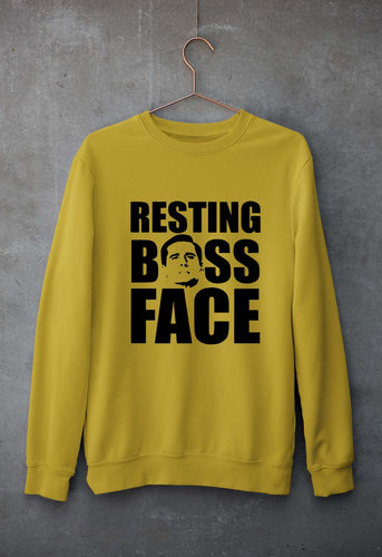 Michael Scott Unisex Sweatshirt for Men/Women-Mustard Yellow-Ektarfa.online
