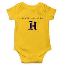 Load image into Gallery viewer, Lewis Hamilton F1 Kids Romper For Baby Boy/Girl-0-5 Months(18 Inches)-Yellow-Ektarfa.online
