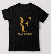 Load image into Gallery viewer, Roger Federer T-Shirt for Men-S(38 Inches)-Black-Ektarfa.online
