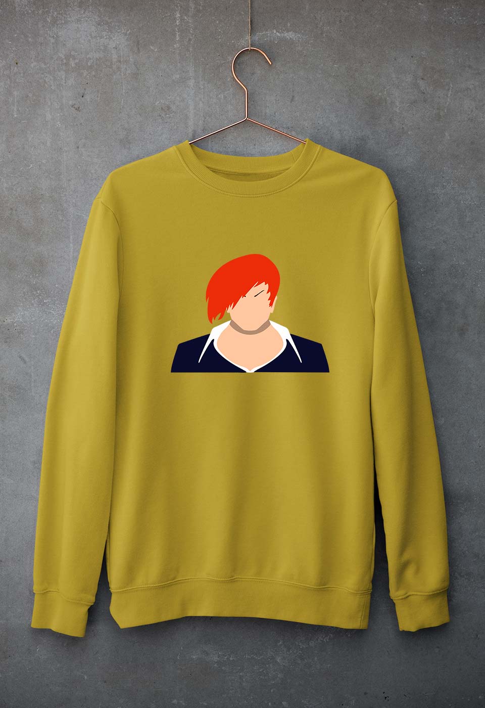 Lori yagami Unisex Sweatshirt for Men/Women-Mustard Yellow-Ektarfa.online