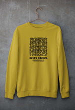 Load image into Gallery viewer, Keith Haring Unisex Sweatshirt for Men/Women-S(40 Inches)-Mustard Yellow-Ektarfa.online
