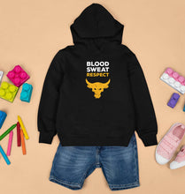 Load image into Gallery viewer, Blood Sweat Respect Gym Kids Hoodie for Boy/Girl-0-1 Year(22 Inches)-Black-Ektarfa.online
