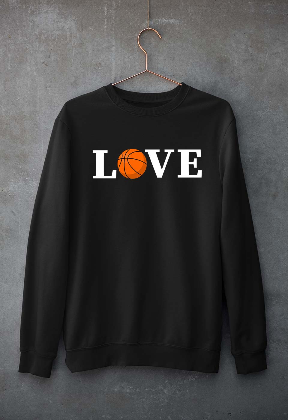 NBA Basketball Love Unisex Sweatshirt for Men/Women-Black-Ektarfa.online