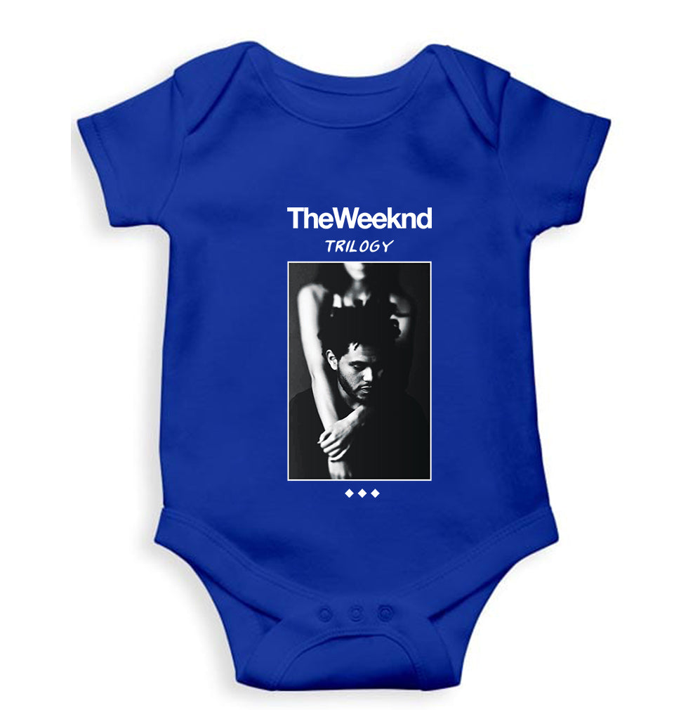 The Weeknd Trilogy Kids Romper For Baby Boy/Girl-0-5 Months(18 Inches)-Royal Blue-Ektarfa.online