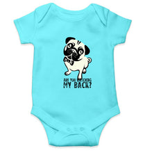 Load image into Gallery viewer, PUG Kids Romper For Baby Boy/Girl-0-5 Months(18 Inches)-Sky Blue-Ektarfa.online
