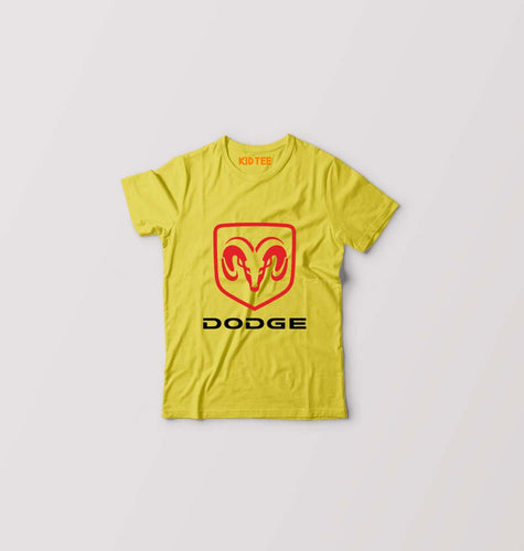 Dodge Kids T-Shirt for Boy/Girl-Yellow-Ektarfa.online