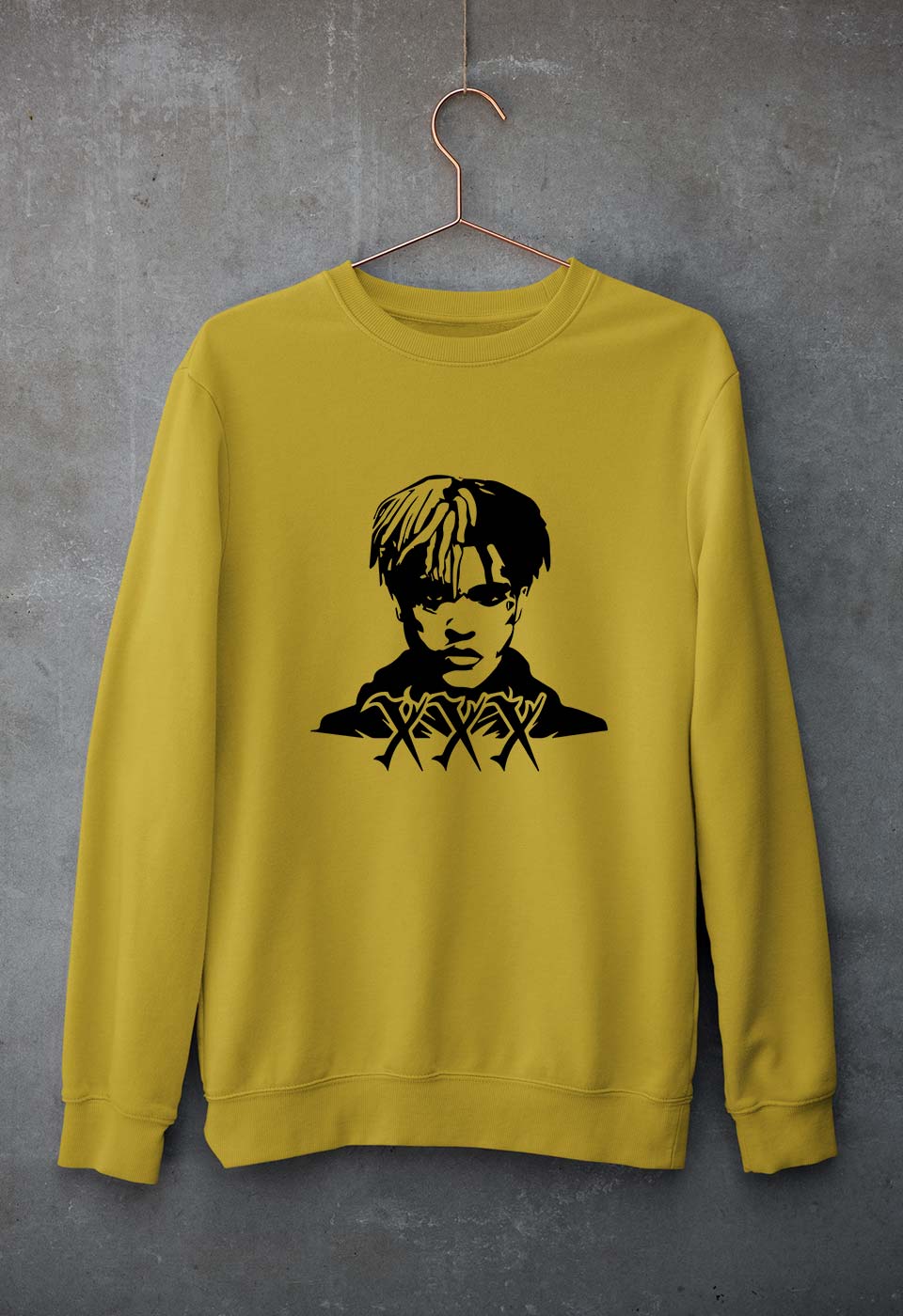 xxxtentaction Unisex Sweatshirt for Men/Women-S(40 Inches)-Mustard Yellow-Ektarfa.online