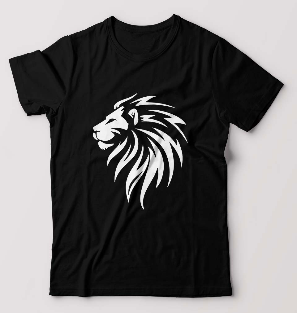 Lion T-Shirt for Men-Black-Ektarfa.online