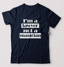 Load image into Gallery viewer, Lawyer T-Shirt for Men-S(38 Inches)-Navy Blue-Ektarfa.online
