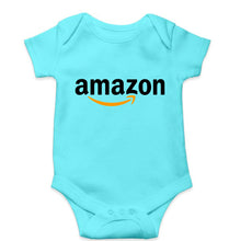 Load image into Gallery viewer, Amazon Kids Romper For Baby Boy/Girl-0-5 Months(18 Inches)-Skyblue-Ektarfa.online
