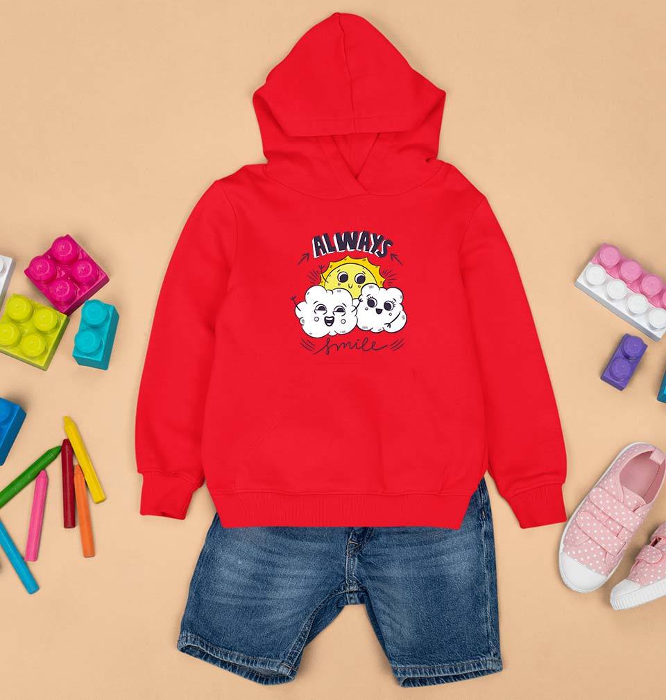 Always Smile Kids Hoodie for Boy/Girl-Ektarfa.online